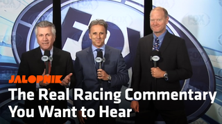 TV Racing Commentators Leave The Mics Hot During Commercial Breaks And It’s Excellent